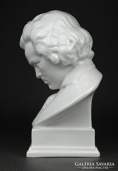 1N192 Herend porcelain bust Beethoven 21 cm