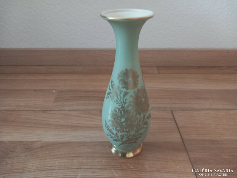 Royal Bavaria porcelán, hibátlan, kézzel festett váza