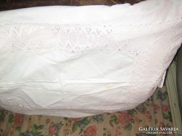 Beautiful madeira lace pillowcase