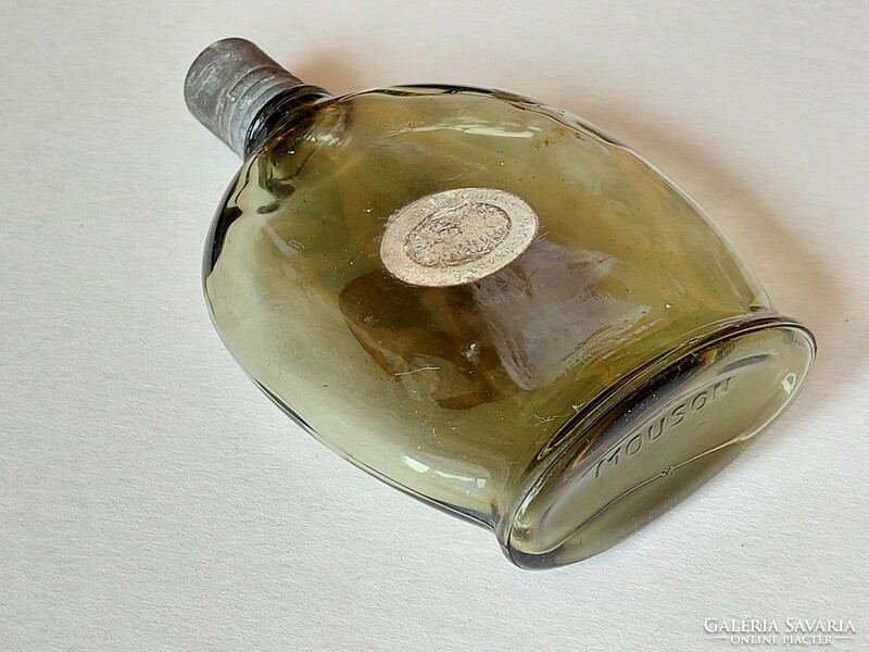 Régi parfümös üveg Mouson Lavendel zöld kölnis palack