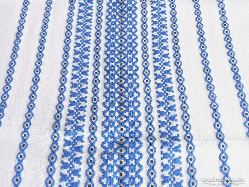 Retro woven tablecloth, flawless, unused cotton tablecloth, 85 x 85 cm