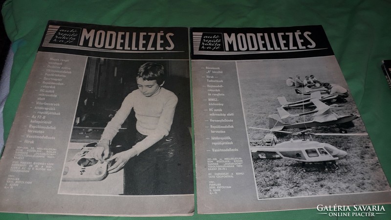 1981. Modeling creative hobby newspaper magazine full season with supplements collectors according to the pictures