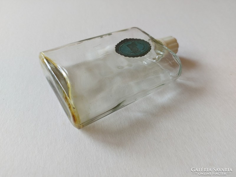 Régi parfümös üveg Wunp retro címkés kölnis palack