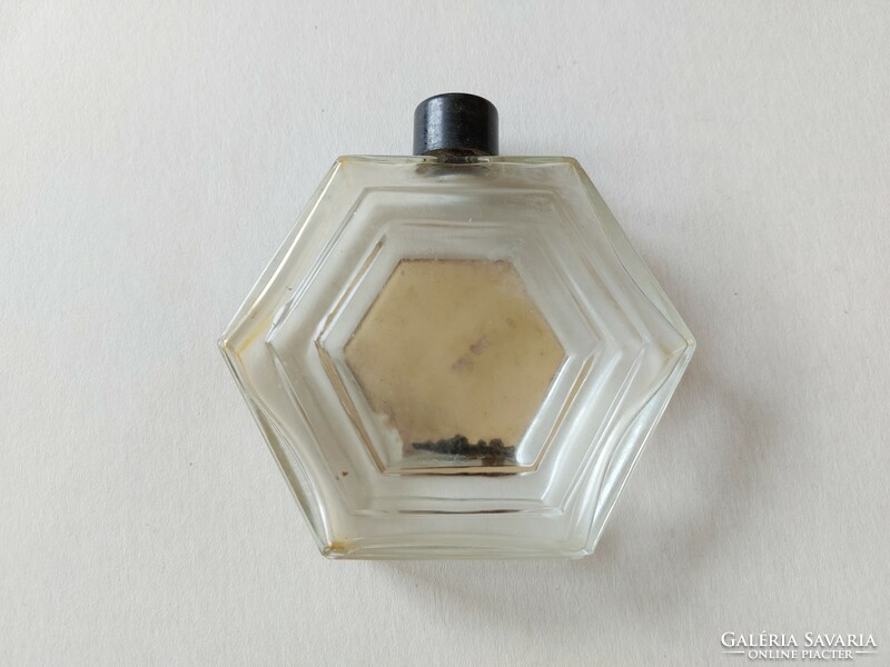 Old perfume bottle venus budapest blue narcissus label cologne bottle