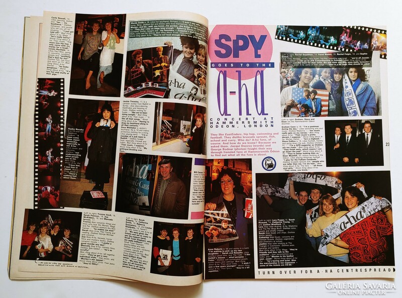 Just Seventeen magazin 87/1/21 A-ha poszter George Michael Simon Vaughan