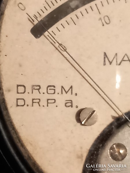 Universal-Mavometer D.R.G.M. , D.R.P.a. , régi német mérőműszer