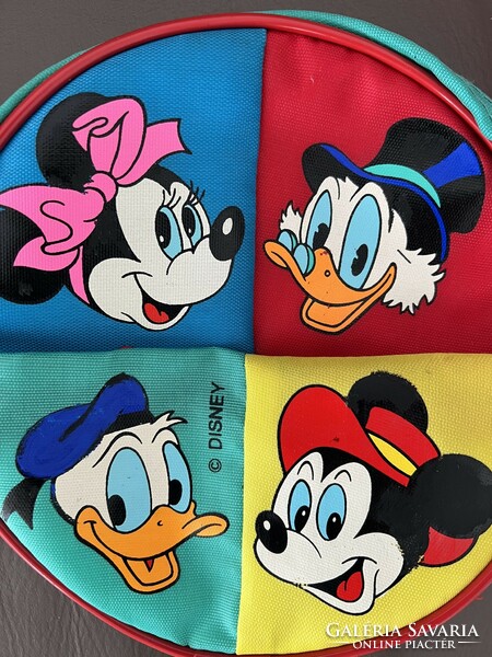 Disney kistáska Mickey, Minnie, Dolnald kacsa és Dagobert bácsi