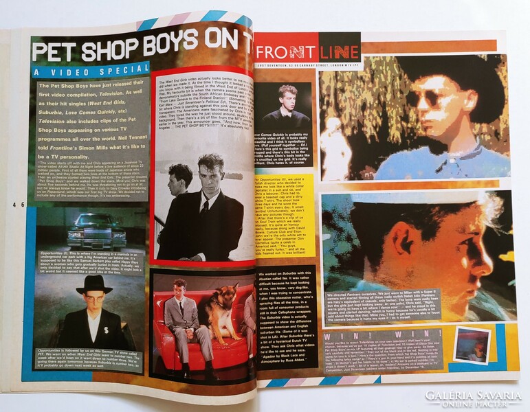Just Seventeen magazin 86/12/10 Mark O'Toole (Frankie Goes To Hollywood) Pet Shop Boys Tom Cruise
