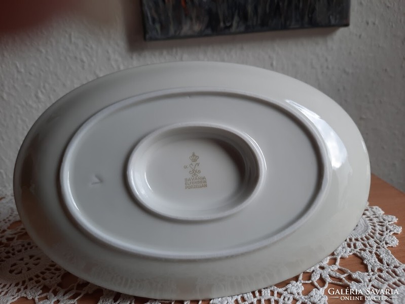 Bavaria Elfenbein német porcelán étkészlet, 14 db -inkább csont szinű, nem fehér