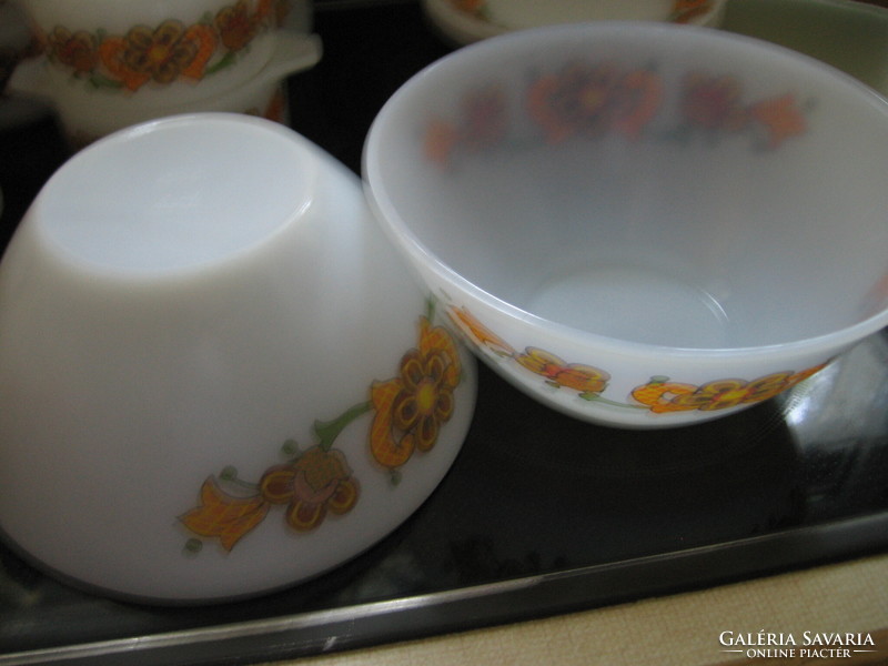 Original retro floral bowl from Jena