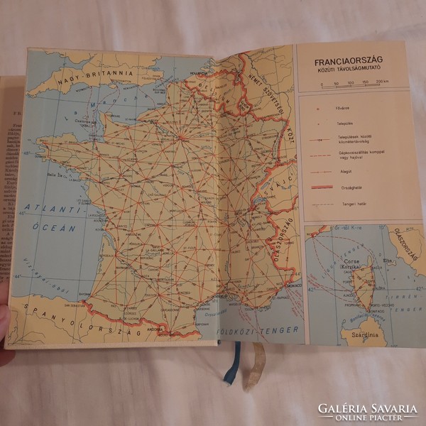 Pálfy József: Franciaország   Panoráma útikönyvek  1968