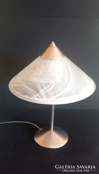 Muranoi design búrás asztali lámpa vintage ALKUDHATÓ