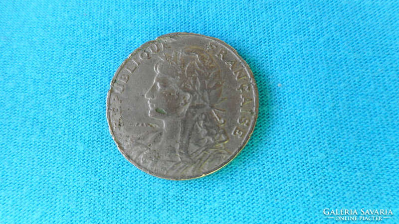 Francia 25 centimes érme (01)