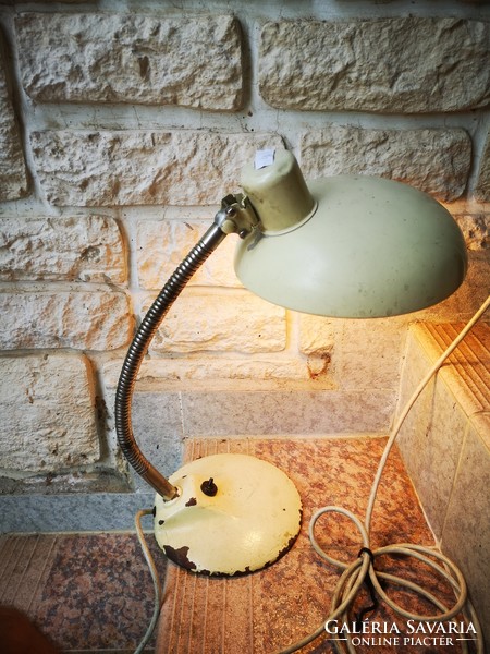Retro műhely lámpa Industriál, szépen működik! Loft 50-60 as évek