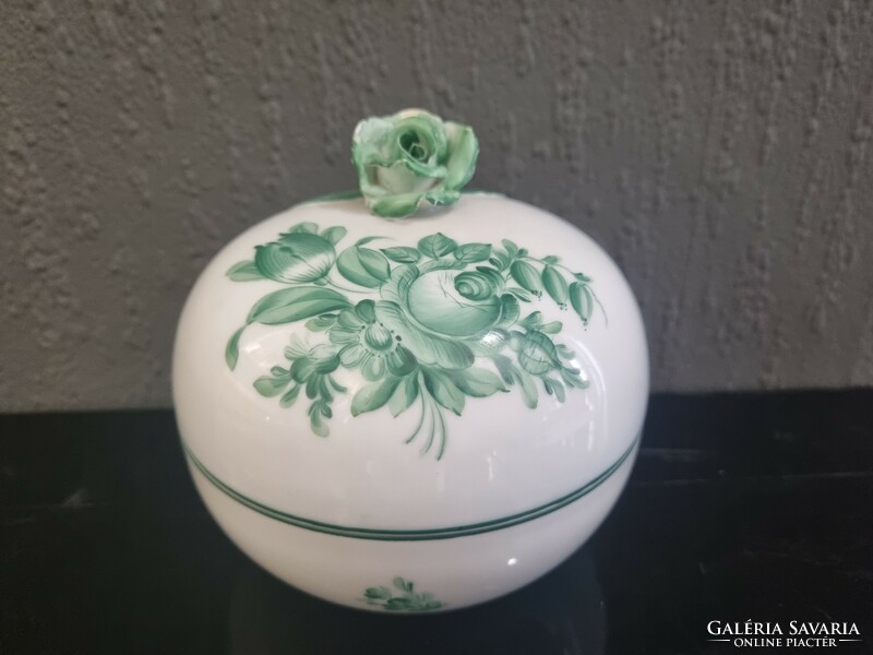 Antik Herendi bonbonier ékszertartó doboz szelence - 51408