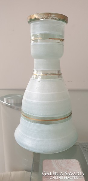 2 pcs old 18 cm-26 cm glass vases