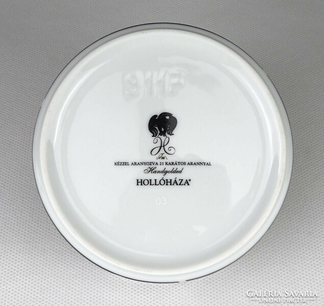 1M996 Saxon endre 21k porcelain ashtray from Hólloháza
