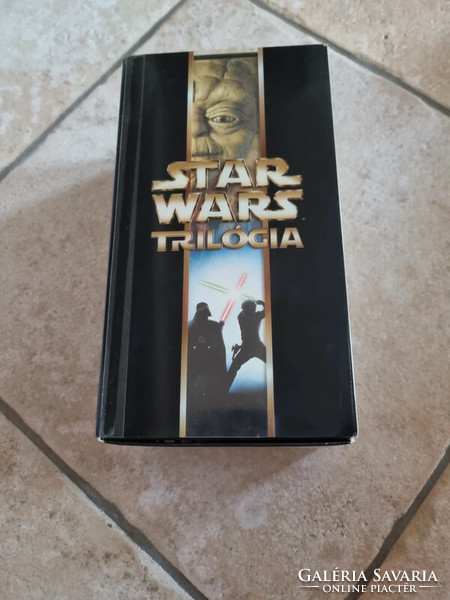 Eredeti VHS video mese kazetta Star Wars trilógia új