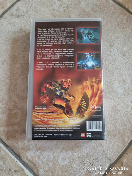 Original vhs video story cassette walt disney: bionicle