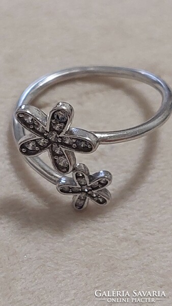 Különleges  formàjú ezüst gyűrű 925-!