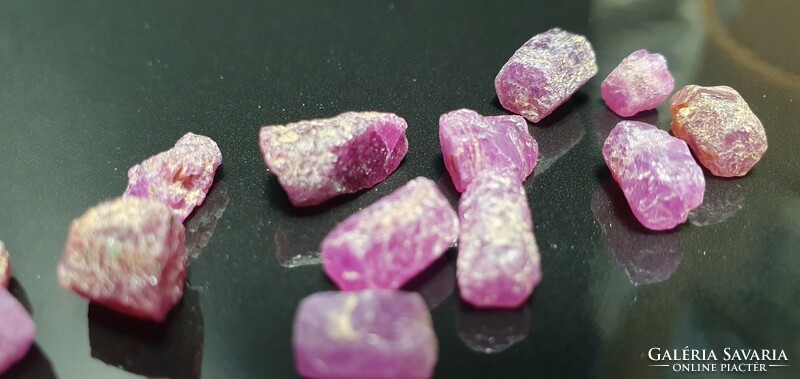 51 Carat raw ruby crystal.