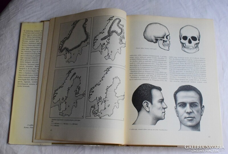 Kiszely István A Föld népei Európa Gondolat 1979 könyv ismeretterjesztő lexikon