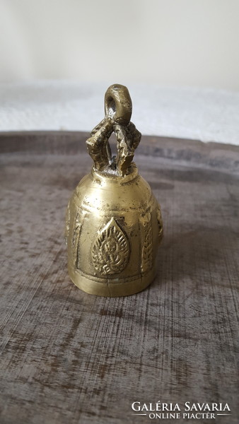 Small Thai temple bell, brass prayer bell