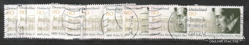 Külföldi 10-es 0704 Bundes 1953    10,00 Euró