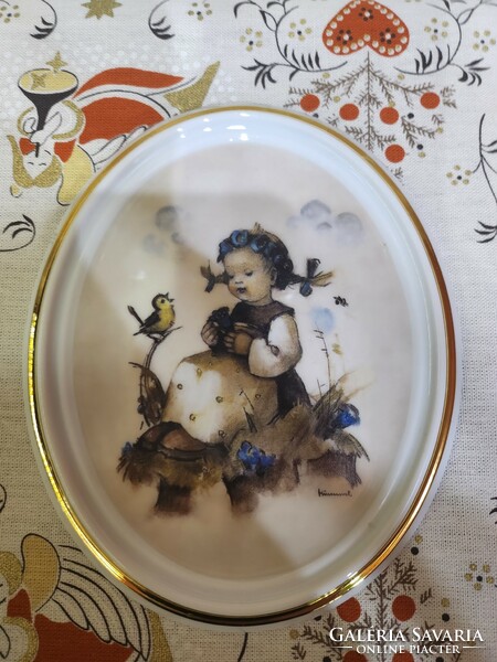 Hummel porcelain wall picture limited 