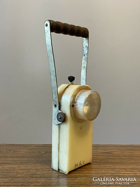 Antique mauve bakter railway manual signal lamp battery lamp 31 cm