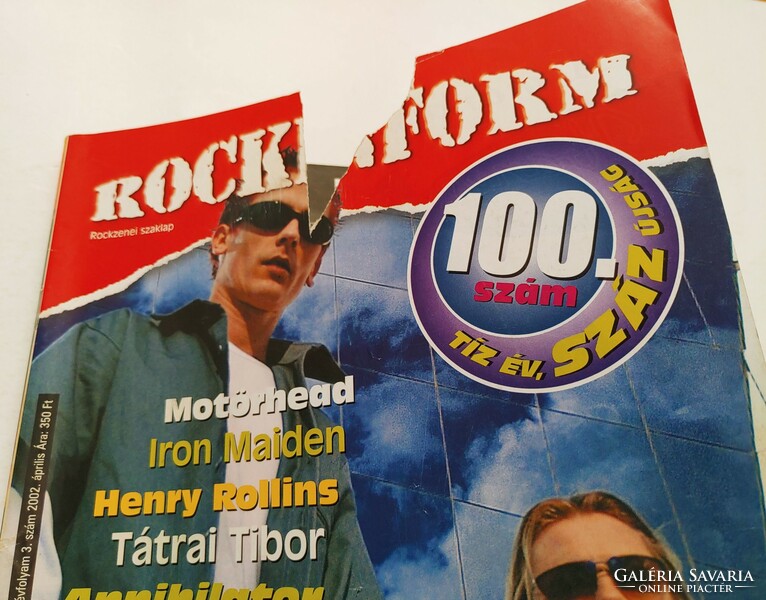 Rockinform magazin #100 2002 Black-Out King Diamond Starsailor Annihilator Motorhead Quill Maiden