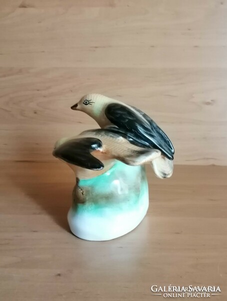 Bodrogkeresztúri kerámia madár pár figura 13 cm (po-1)