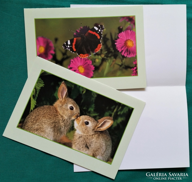 Cheerful, colorful, openable post-clean postcards, postcards