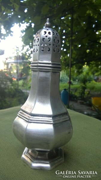 Antique Bieder silver-plated sugar sprinkler-sugar holder, beautiful shape, 19 cm