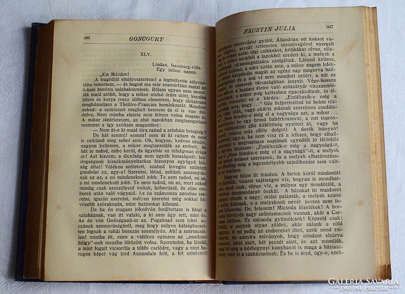 Goncourt Edmond , Goncourt Jules , Mauperin Renée , Faustin Julia , Révai , 1908 , könyv