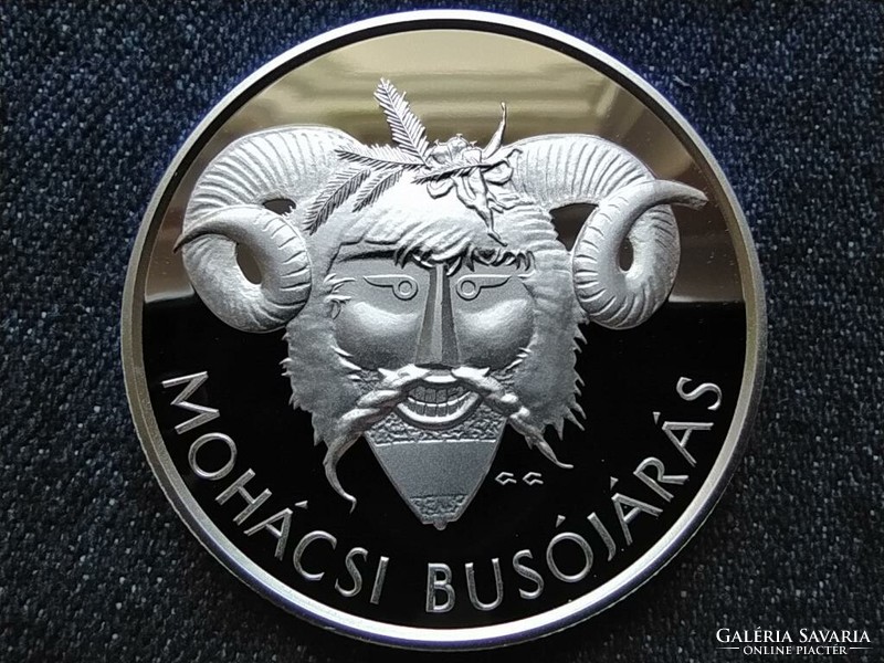 Mohácsi busójárás .925 ezüst 5000 Forint 2011 BP PP (id63705)