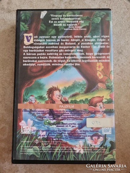 Original vhs fairy tale cassette once upon a time there was a forest