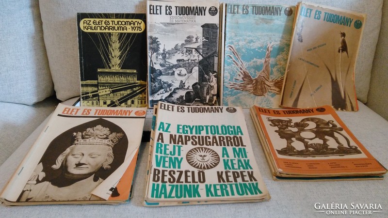 Újság 1965-1976 „Élet és Tudomány” folyóirat hetilap - 39 db - egyben eladó