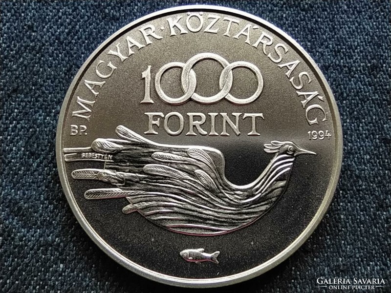 Fragile silver 1000 forint 1994 bp bu (id62979)