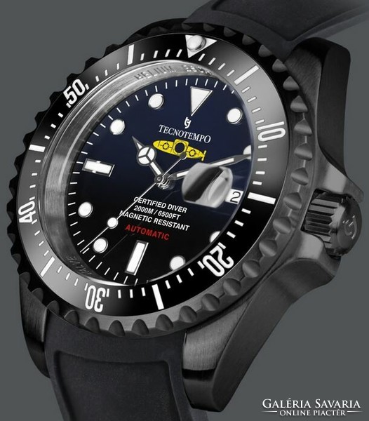 Tecnotempo Professional Diver 200 ATM WR “Yellow Submarine” automata karóra