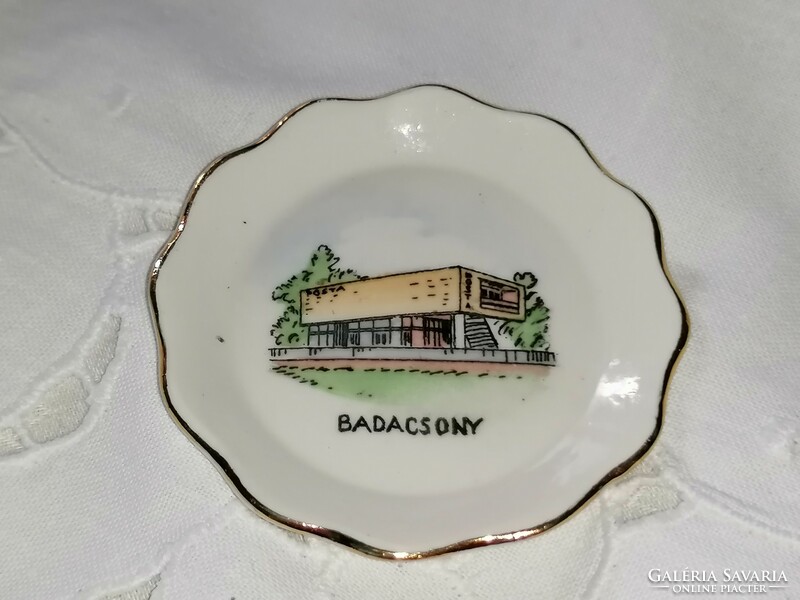 Retro Aquincumi Balaton Badacsony souvenir bowl