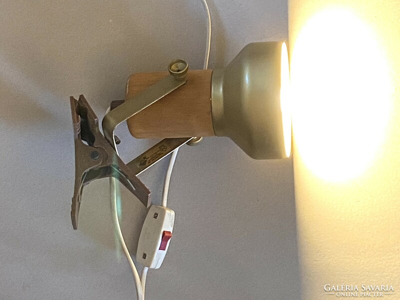 Elektrofém Hódmezővásárhely clip-on retro lamp