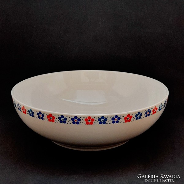 Alföldi porcelain bowl with canteen pattern