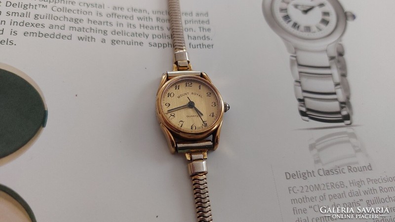 (K) mount royal beautiful Swiss women's quartz wristwatch
