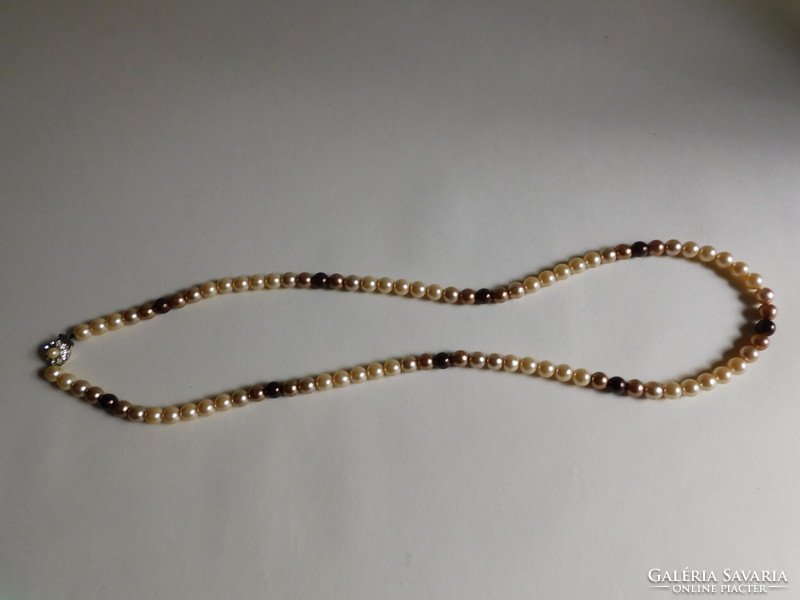 Gradient vintage tekla string of beads 72 cm