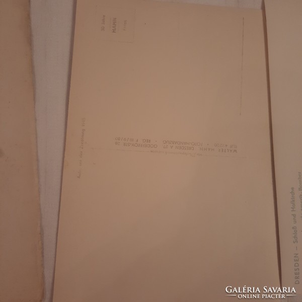 Drezdai képes levelezőlapok 1960-as évek postatiszta 4 db
