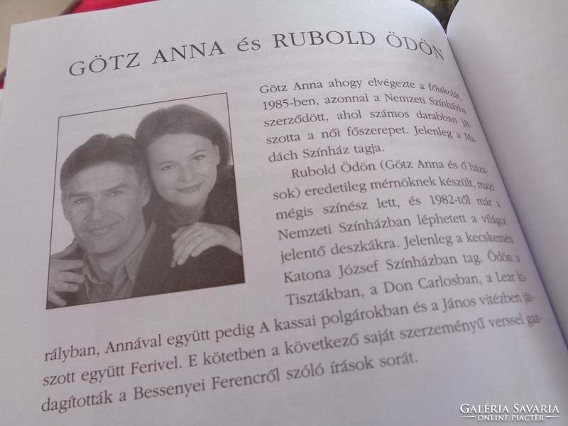 Férjem a komédiás , Bessenyei Ferencről  ír a felesége és mások  .  Bessenyei kft  2004.
