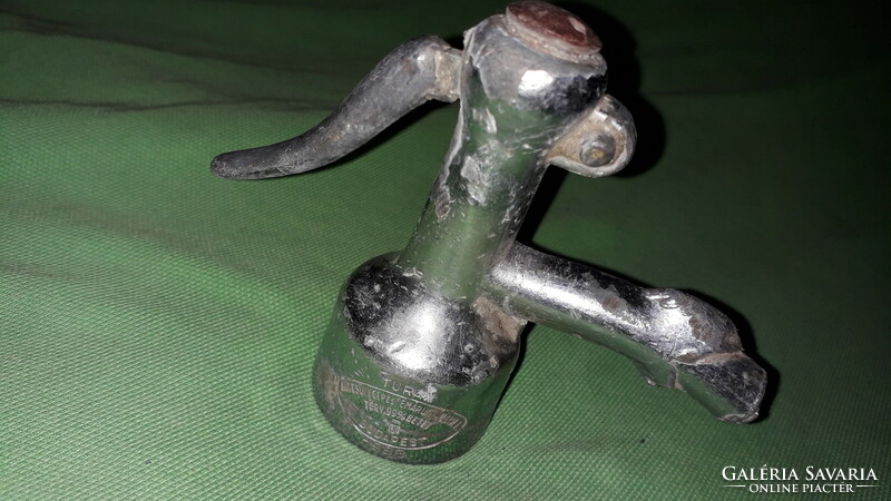 Antique 1936. Snake shaped metal soda bottle head Varga Ferenc Csongrád according to the pictures