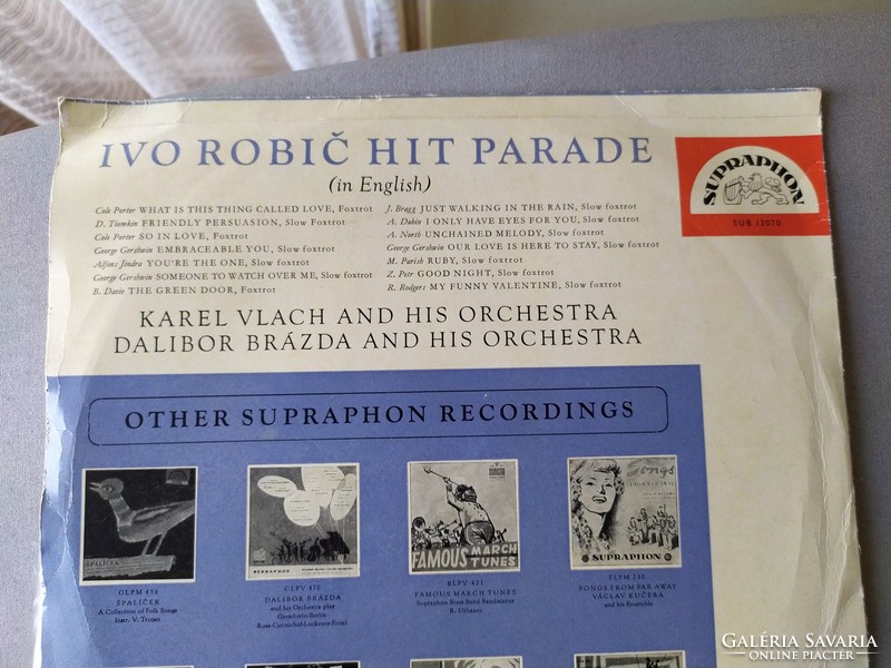 Ivo Robić – Hit Parade bakelit nagylemez eladó!