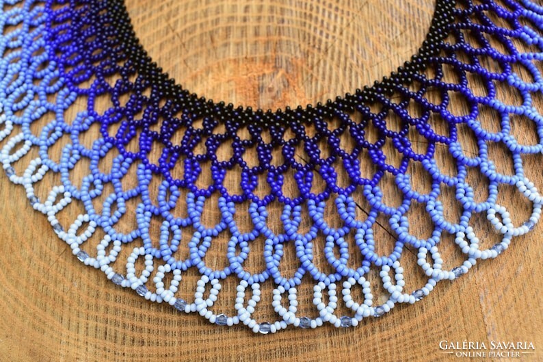 Judged! A few color gradient mud pearl necklaces, pearl jewelry